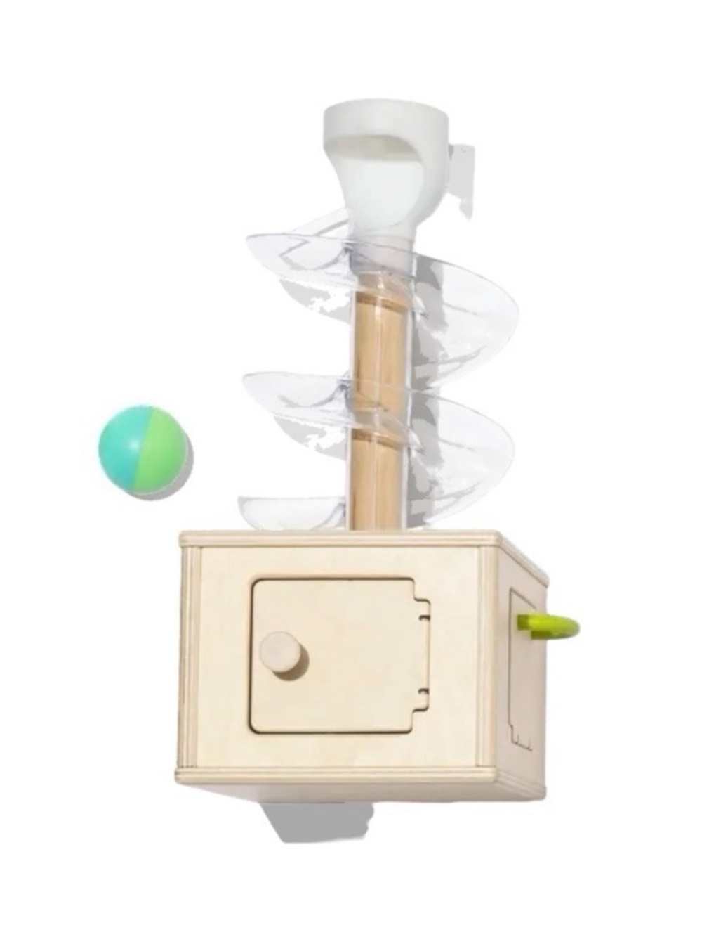 Lovevery Slide and Sleek Ball Run Wooden Montessori Toy